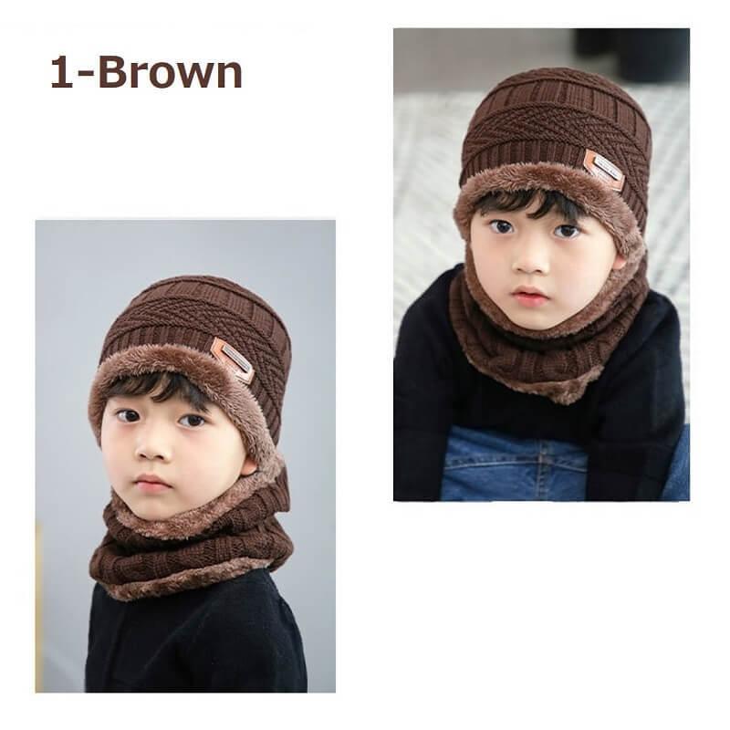 ニット帽 キッズ ニットキャップ 子供 ニット 帽子 ネックウォーマー 2点セット おしゃれ 秋 冬 春 裏起毛 防寒 ビーニーキッズ  親子 クリスマス プレゼント |  | 06