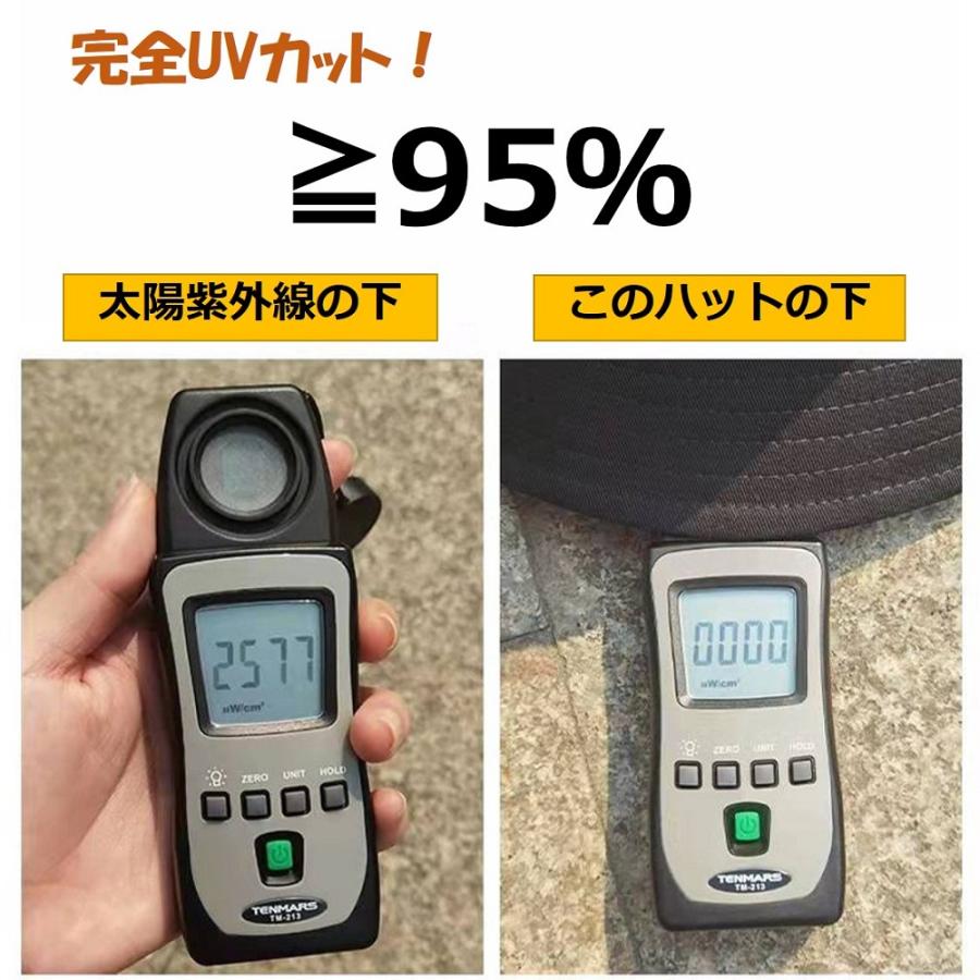 バケットハット レディース 日よけ帽子 シンプル 紫外線対策 折りたたみ 360°UVカット サファリハット アウトドア 旅行 メンズ 男女兼用 無地 小顔 送料無料 |  | 16