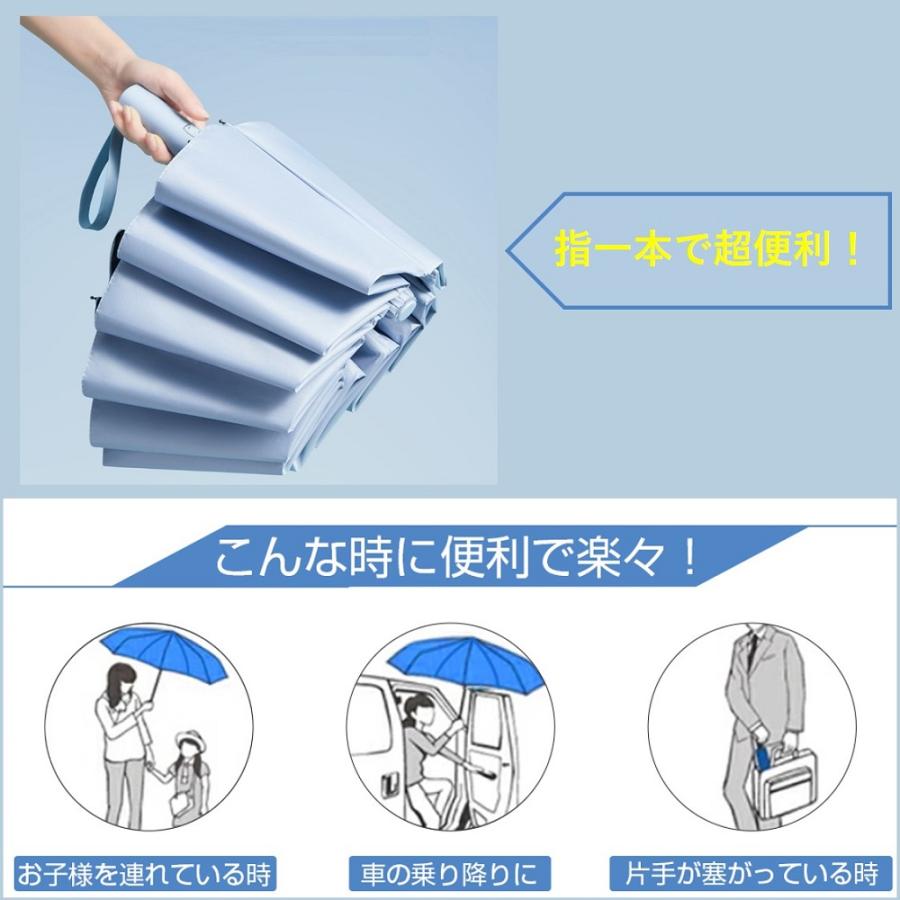 折りたたみ傘 メンズ レディース 大きい 特大 自動開閉 軽量 撥水 大きいサイズ 24本骨 折り畳 おしゃれ 台風 強風 丈夫 頑丈 日傘 晴雨兼用 無地 贈り物 |  | 12