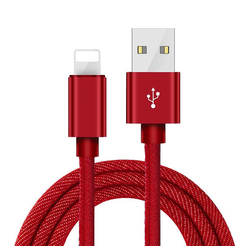 2本セット Lightning 充電ケーブル iPhone 1m 2mライトニングケーブル デニム生地 高耐久 断線しにくい iPhone14 SE3 iPhone 13/13 Pro/13 Pro max/XS/8/7/iPad |  | 08