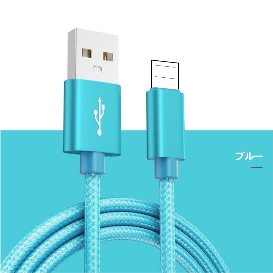 【1M×3本セット】ライトニングケーブル iPhone 2m Lightning 充電ケーブル ナイロン編み 超タフ 断線しにくい iPhone 14/13/ XS/XS Max/XR/ 1M USBケーブル | Apple | 23