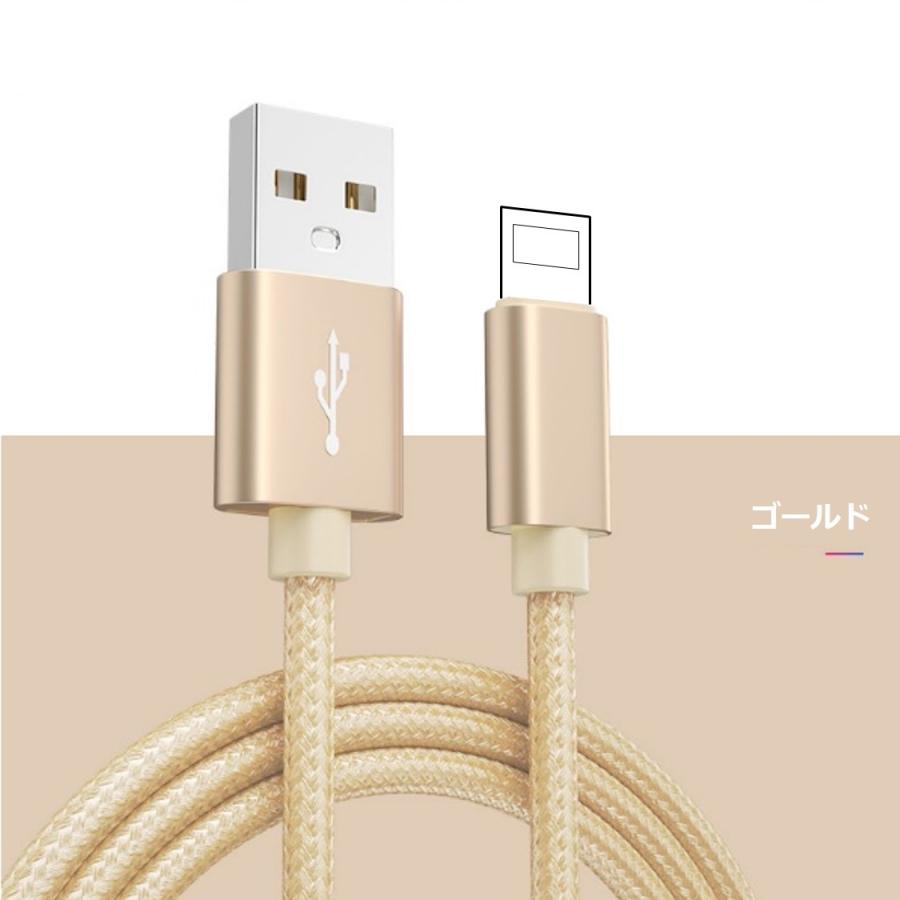 【2M×3本セット】ライトニングケーブル iPhone 2m Lightning 充電ケーブル ナイロン編み 超タフ 断線しにくい iPhone 14/13/ XS/XS Max/XR/ 2M USBケーブル | Apple | 23