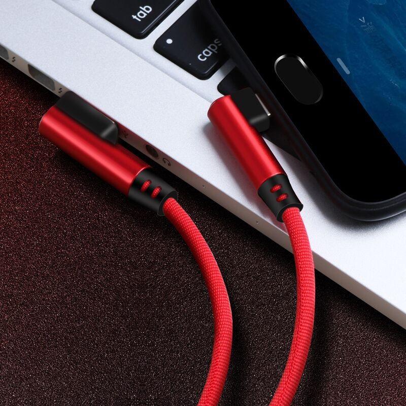 Lightning microUSB Type-C L字型 充電ケーブル ライトニングケーブル iPhone 短い 22cm L型  超タフ データ転送 充電器 iPhone 11 Pro Xperia Huawei AQUOS｜rainbowtech｜13