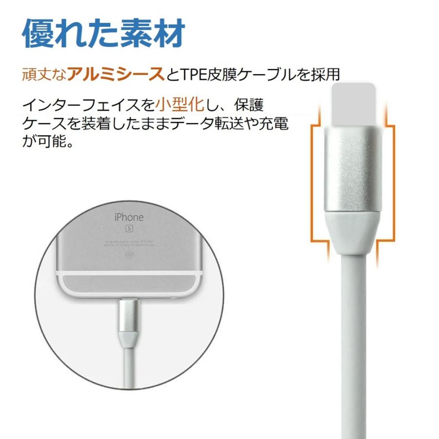Lightning ケーブル L字型 延長ケーブル 急速充電 データ転送 オーディオ接続 OTG接続 iPhone iPad iPod iOS18 apple pencil 充電ケーブル メス-オス 送料無料 |  | 05