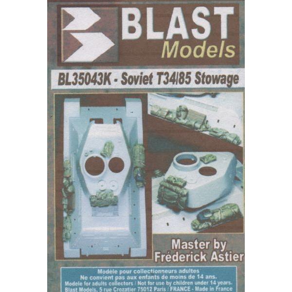 ブラストモデル BL35043 1/35 T34/85用積み荷セット(レジン、DML用) | 