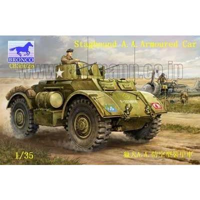 ブロンコモデル CB-35026 1/35 T17E2 スタグハウンド 対空装甲車 |  | 01
