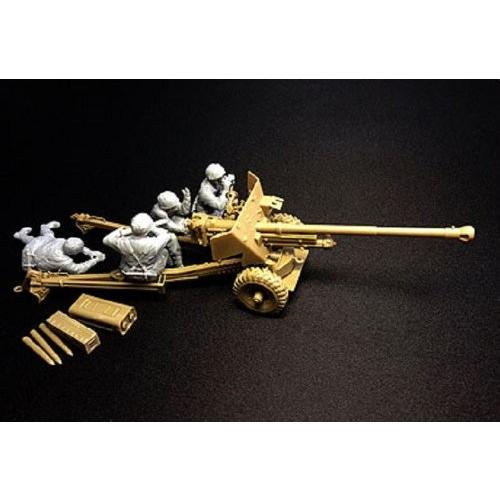 ブロンコモデル CB-35168 1/35 英 QF6ポンド対戦車砲 Mk.IV 空輸軽量型 + 英降下兵4体 | 