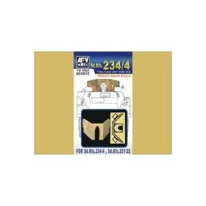 AFVクラブ AG35015 1/35 Sd.Kfz. 234/4 8.5cm PAK40用シールド エッチングパーツセット | 