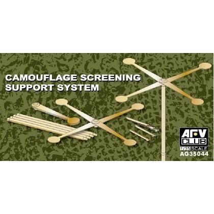 AFVクラブ AG35044 1/35 カモフラージュネット展張ポールセット 真鍮製 | 