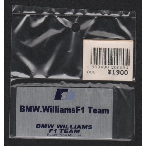 アク・ステオン 20080 1/20 チームプレート モントーヤ仕様 | 