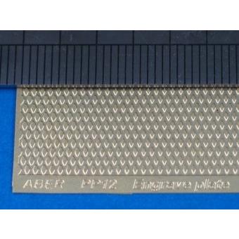 アベール PP12 彫刻された板 No.12(90mmx60mm)すべり止めプレート(エッチング) | 