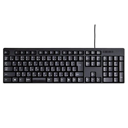 エレコム 有線キーボード メンブレン ブラック TK-FFCM01BK