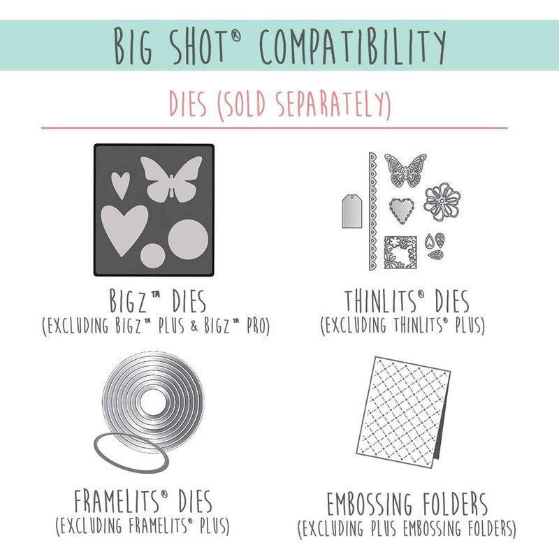 Sizzix ビッグショット (ホワイト&グレー) 660200 日本正規品 ビッグショット ホワイト&グレー