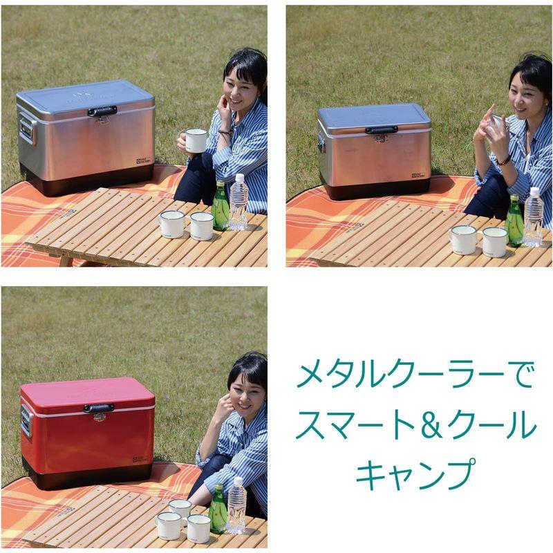 テントファクトリー クーラーボックス メタルクーラー スチール ボックス 51L RED レッド メタルハンドル/ドレンプラグ 標準装備 T クーラーボックス メタルクーラー スチール ボックス 51L RED レッド メタルハンドル/ドレンプラグ 標準装備