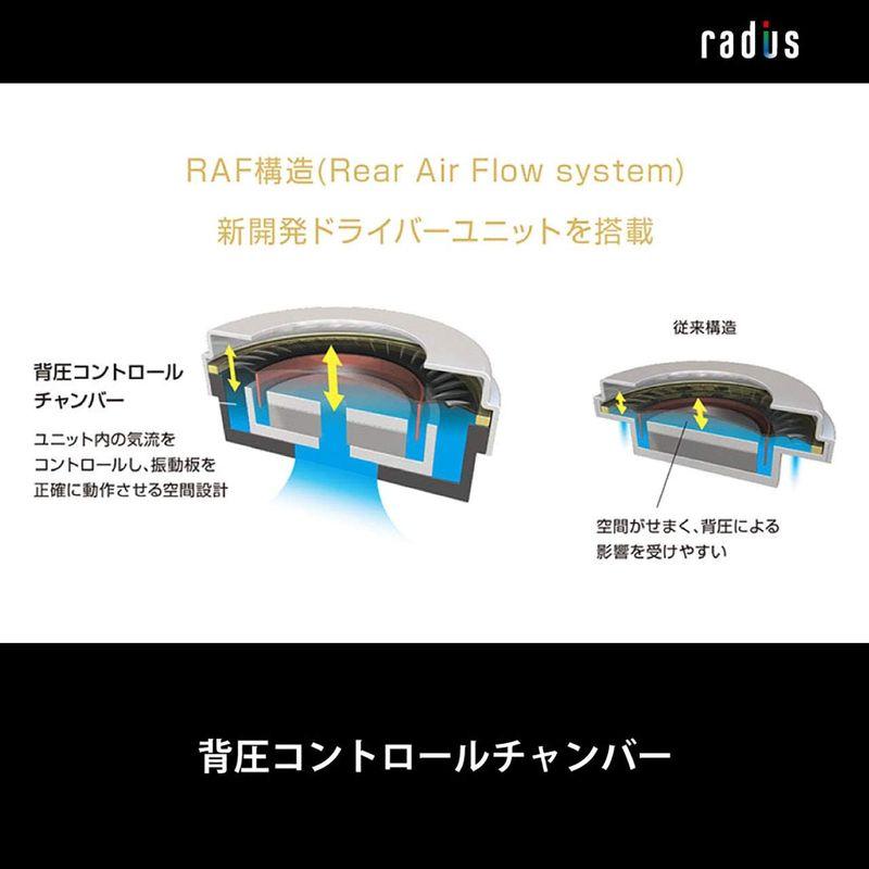 ラディウス radius HP-NX100 ハイレゾ対応イヤホン : MMCX リケーブル対応 NeEXTRAシリーズ RAFドライバー搭載 radius HP NX100 ハイレゾ対応イヤホン MMCX リケーブル対応 NeEXTRAシリーズ