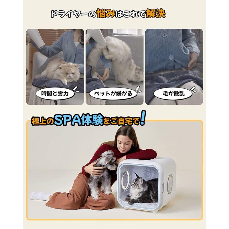 【2026年1月8日以降の発送予定】 Homerunpet ドライハウス Drybo Plus ドライボプラス ペット 犬 猫 ドライヤー 乾燥 ボックス 静音 ハンズフリー 快 【JSB1036866887】(37343円)