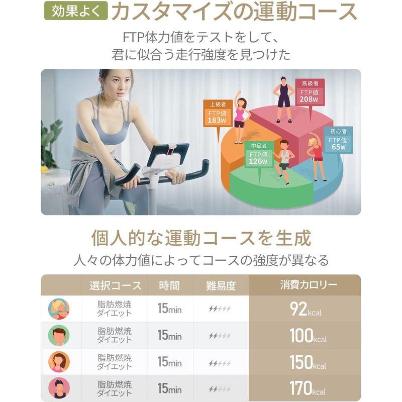 【公式】 zepan&nexgim AI フィットネスバイク FTP体力値をテスト データ記録 アプリ連動で トレーナー全面監修 日本語対応 トレーニ 【CEG7089761873】(25534円)