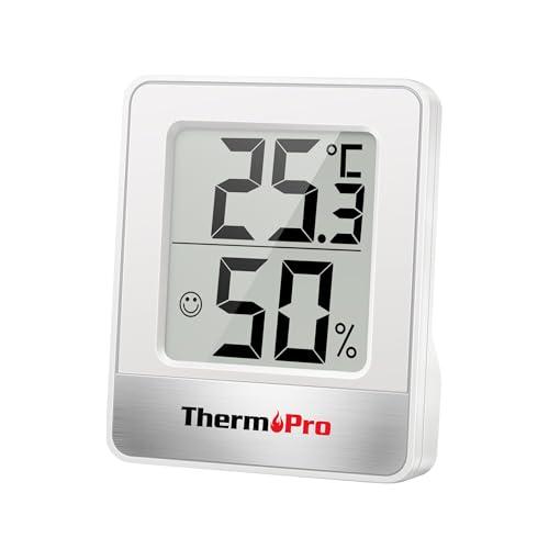 ThermoProサーモプロ 湿度計 温度計 温湿度計 室内 大画面 コンパクト 顔マーク 壁掛け 卓上スタンド マグネット TP-49（Yahoo!・レインボーツリー）