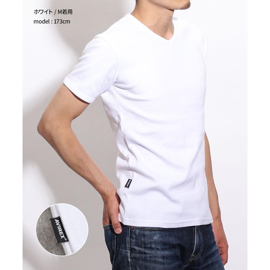 AVIREX（アヴィレックス） アビレックス AVIREX Tシャツ Vネック 半袖