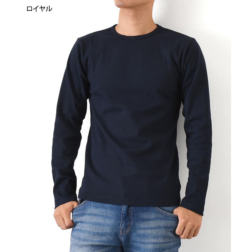 アビレックス AVIREX Tシャツ クルーネック 長袖 メンズ アヴィレックス ブランド ロンT トップス おしゃれ かっこいい 無地 厚手 ピタT｜rainbunker｜04