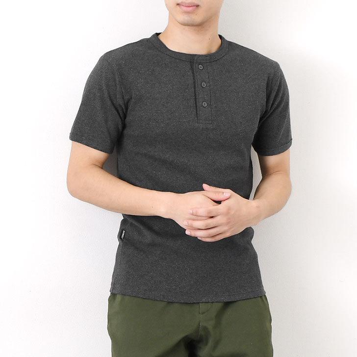 AVIREX アビレックス Tシャツ ヘンリーネック 半袖 メンズ