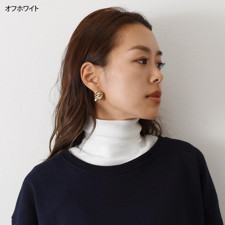 付け襟 レディース タートルネック ハイネック 起毛 トップス