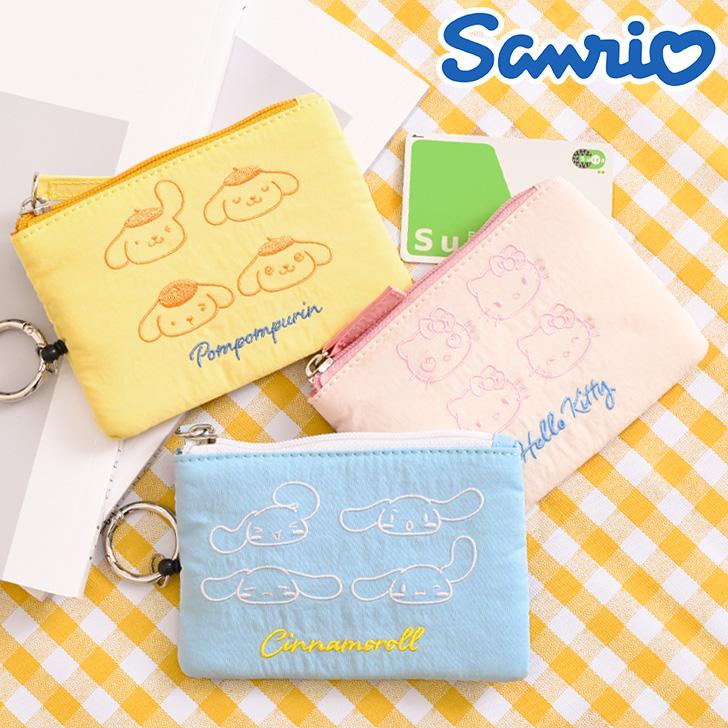 サンリオ Sanrio パスケース リール付き キャラクター レディース 定期