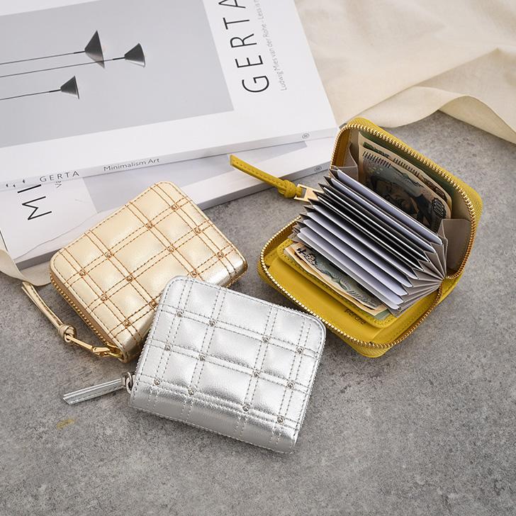 perche（ペルケ） 財布 レディース 二つ折り コンパクト カード