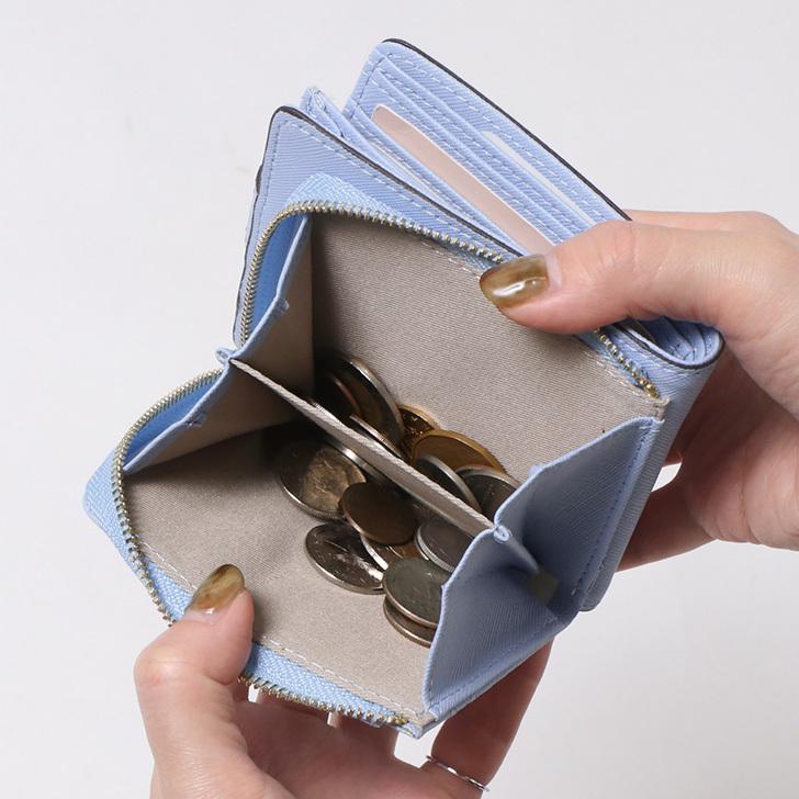 二つ折り札入れ　小銭入れ　セット 楽天市場】財布メンズ二つ折り小銭入れあり box型小銭入れ