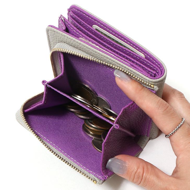 折り財布　ミニ財布　Lジップ財布　ケース　小銭入れ　カードケース　定期入れ 楽天市場】カードケース レディース ミニ 財布 本革 二つ折り