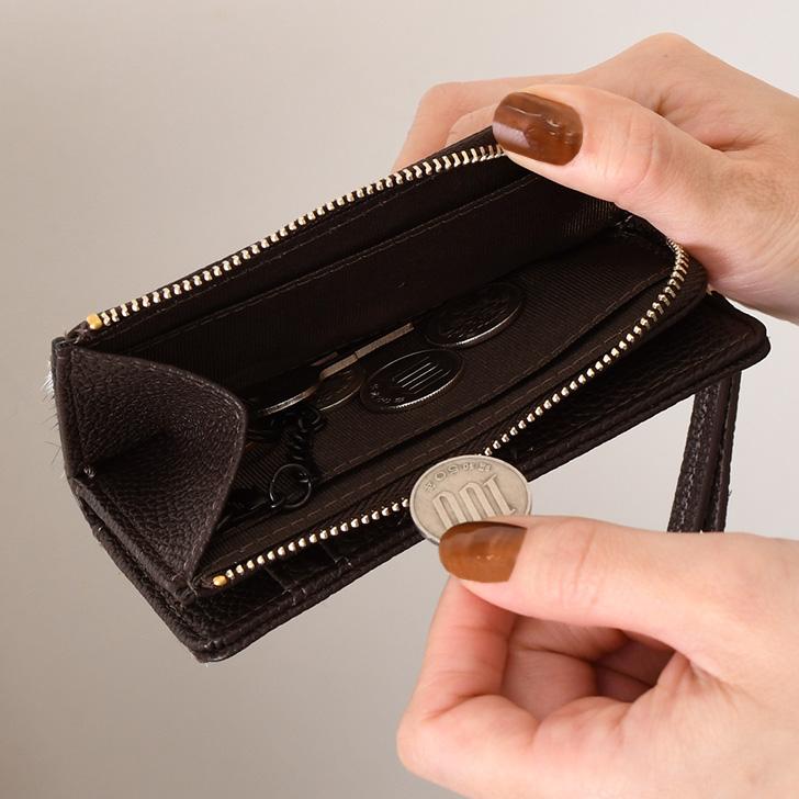 〝総手縫い〟ハラコの2つ折り財布 総手縫い〟ハラコの2つ折り財布