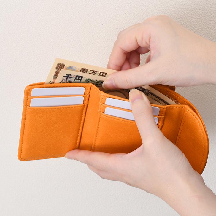三つ折り財布 がま口 財布 レディース 小さめ コンパクト がま口財布