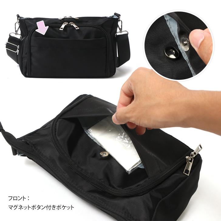 お財布ショルダー バッグ スマホ ウォレット 斜めがけ 大容量 軽い