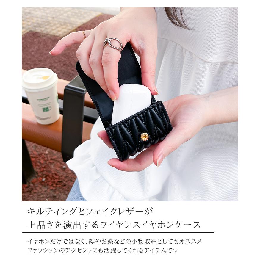 イヤホンケース ポーチ カバー ワイヤレス AirPods 収納 小物入れ