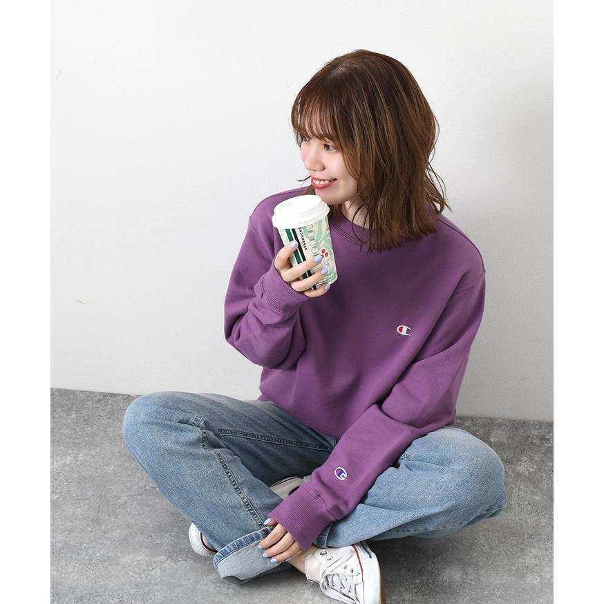 チャンピオン Champion トレーナー スウェット 長袖 クルーネック メンズ レディース ブランド C3 Q001 スエット 袖ロゴ パイル地 プルオーバー 無地 C3q001 Joknet Yahoo 店 通販 Yahoo ショッピング