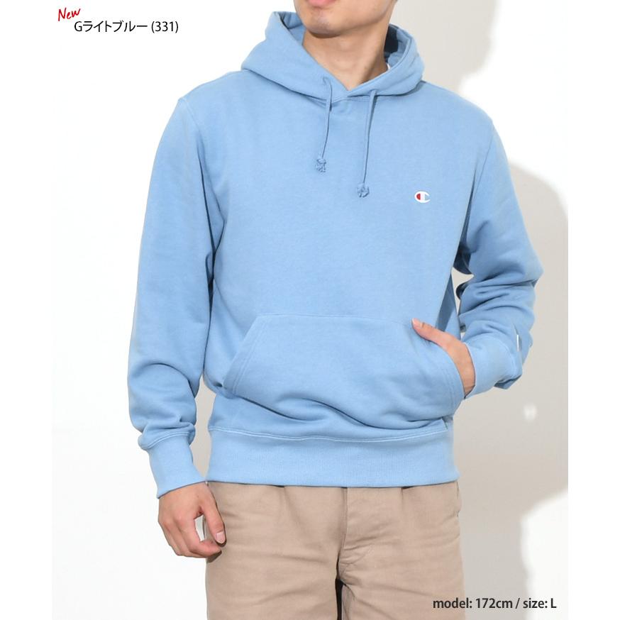 champion　ビッグパーカー　シンプル無地赤メンズL　a22