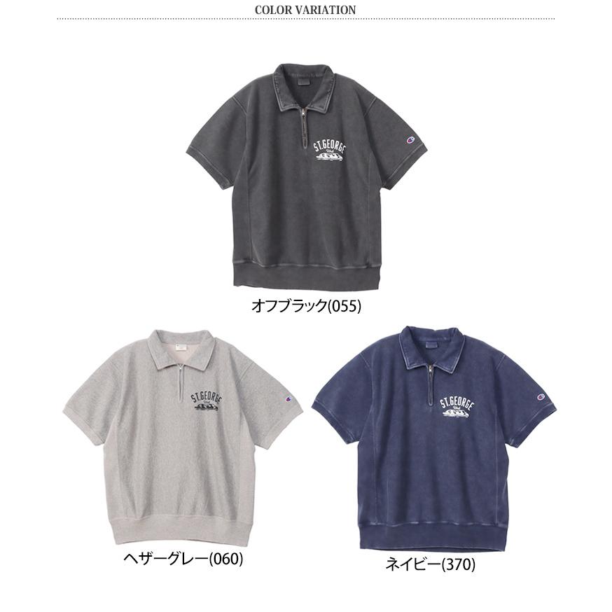 Champion（チャンピオン） スウェットTシャツ ハーフジップ メンズ