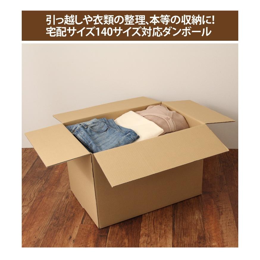ダンボール 140サイズ 宅配 5枚セット 特大 段ボール 梱包 引っ越し 引越 配送 収納 保管 通販 便利 無地 強化 ポイント消化 | ブランド登録なし | 02