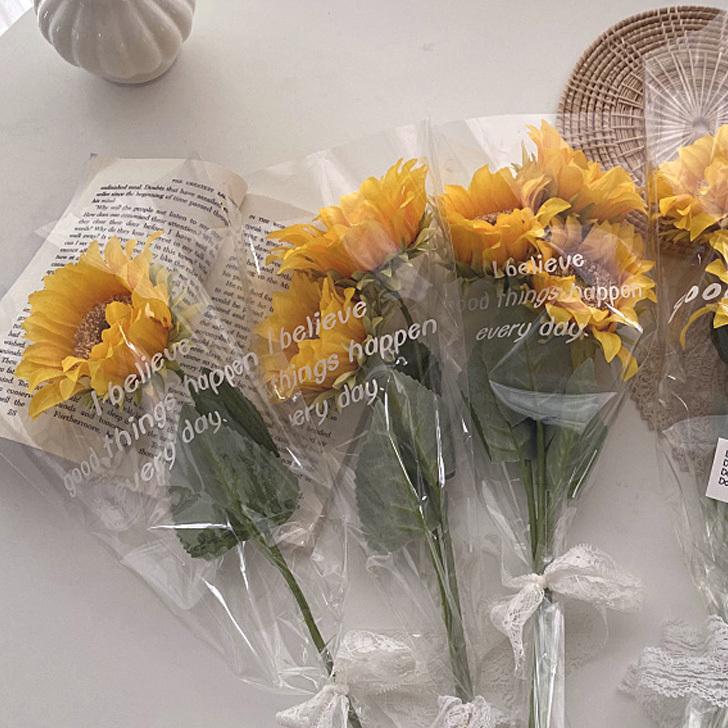 ひまわり ヒマワリ 向日葵 花束 造花 インテリア ブーケ 韓国 雑貨 フェイクフラワー 夏 おしゃれ 飾り 母の日 誕生日 記念日 お祝い ポイント消化 Czysacz Joknet Yahoo 店 通販 Yahoo ショッピング