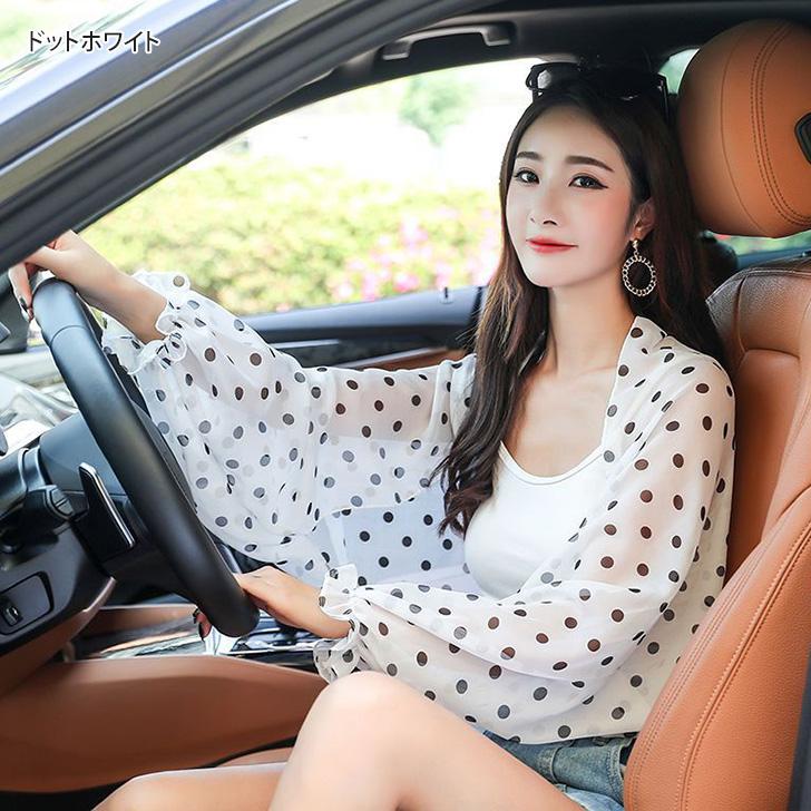 ボレロ カーディガン ストール 羽織り 長袖 ショール シフォン