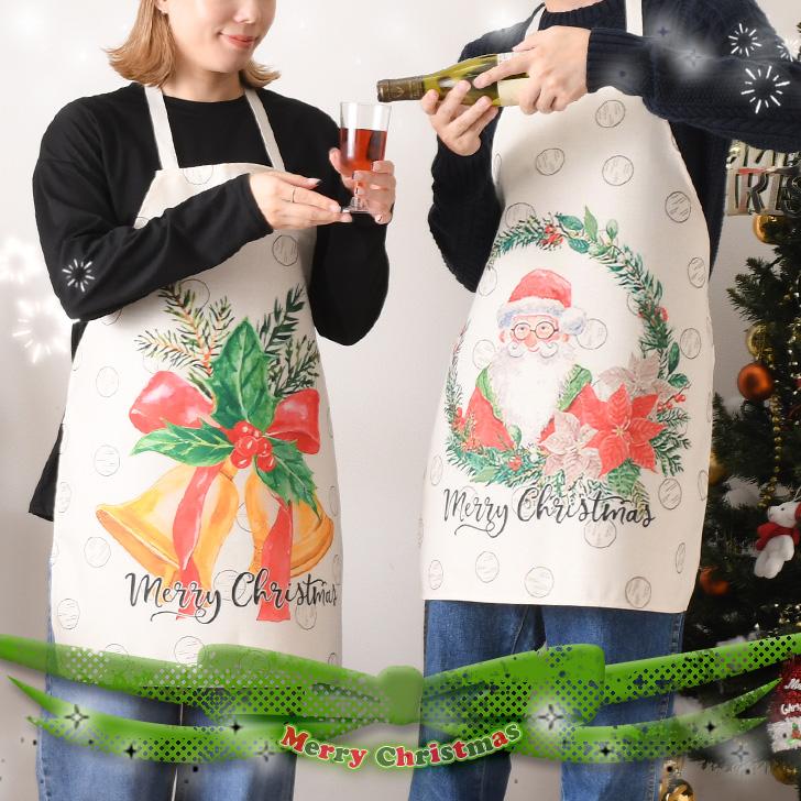 エプロン おしゃれ 保育士 メンズ レディース クリスマス コスプレ 首