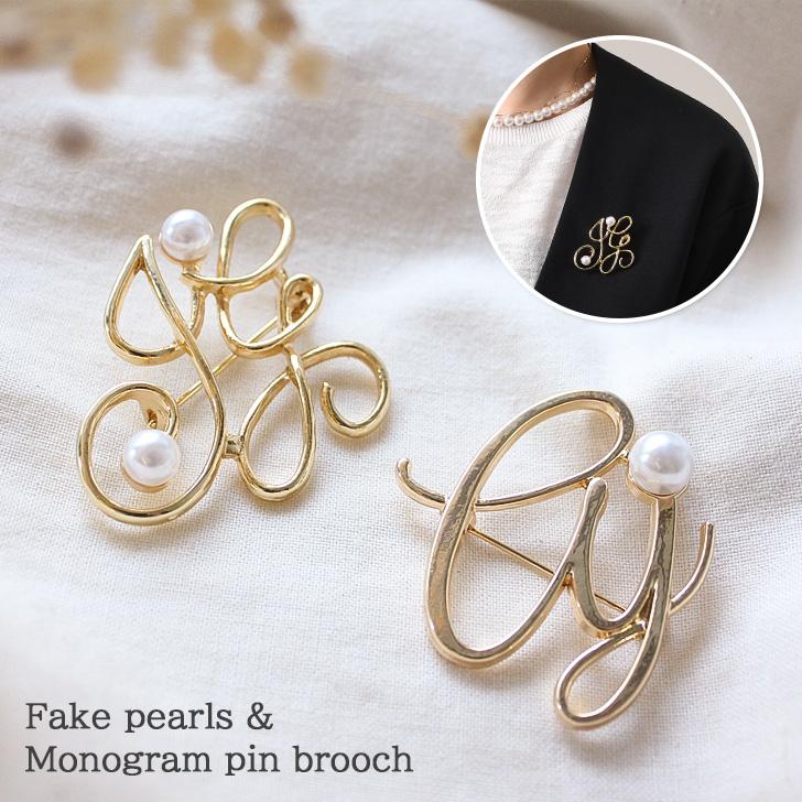 ブローチ ピン パール 卒業式 入学式 園 おしゃれ アクセサリー