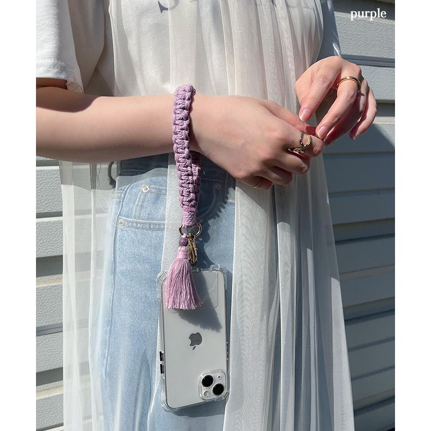 ハンドストラップ キーホルダー スマホ バッグチャーム タッセル