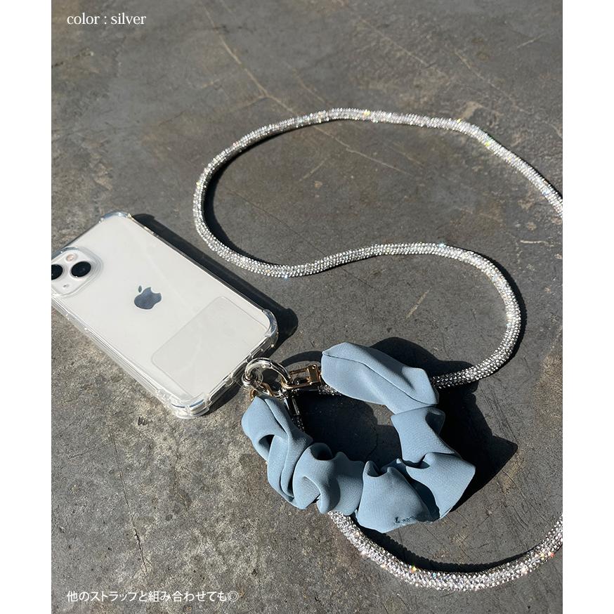 スマホショルダーストラップ 紐 全機種対応 キラキラ ラインストーン