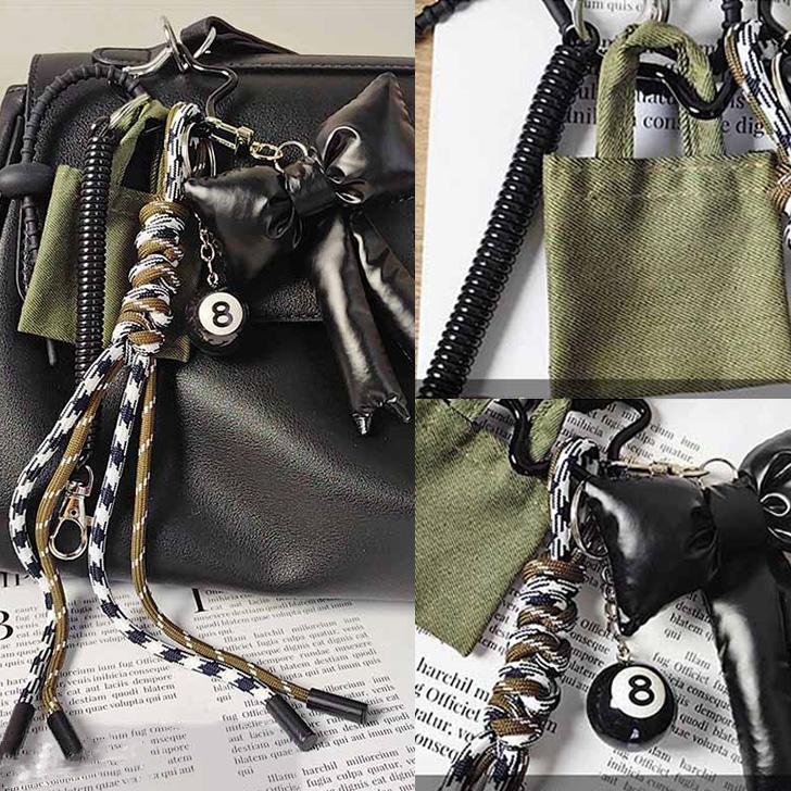 キーホルダー ストラップ チャーム バッグ スマホ アクセサリー パラ