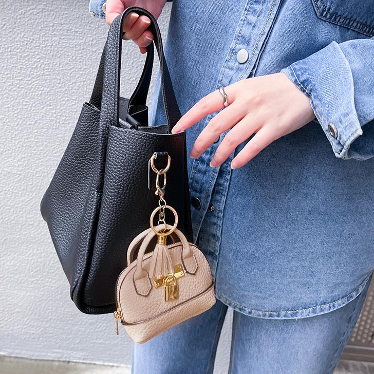 らびらび☆希少☆未使用品☆コーチ☆バッグ型 ポーチ チャーム キーホルダー らびらび様専用☆希少☆未使用品☆コーチ☆バッグ型