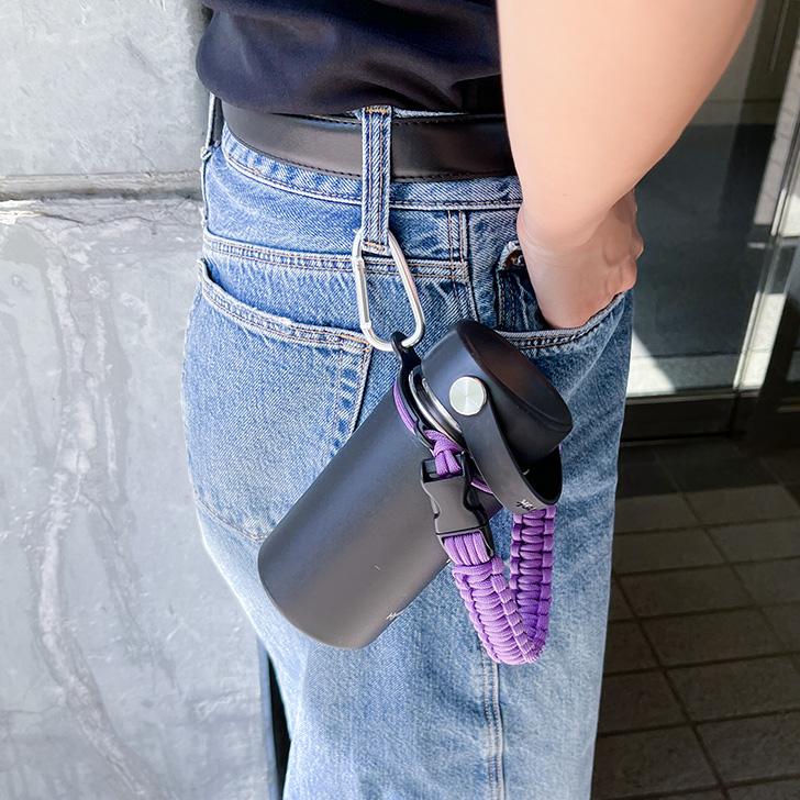 ペットボトルホルダー ハンドストラップ 紐 パラコード おしゃれ 水筒