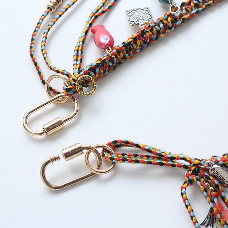 ストラップ バッグチャーム レディース メンズ じゃらじゃら