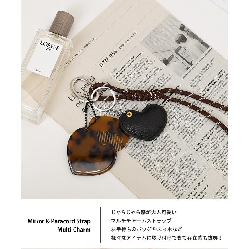 ストラップ バッグチャーム パラコード レディース じゃらじゃら