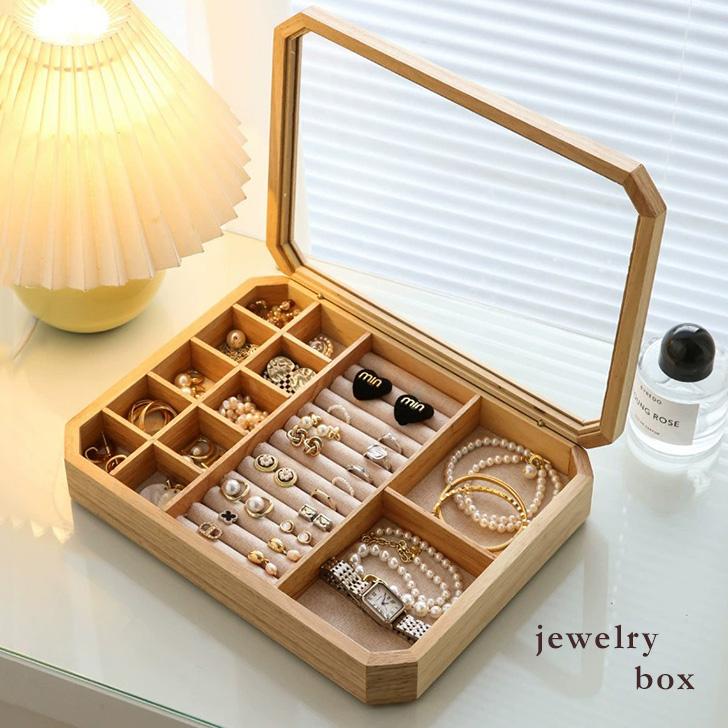 ジュエリーボックス アクセサリーケース 大容量 収納 おしゃれ 指輪